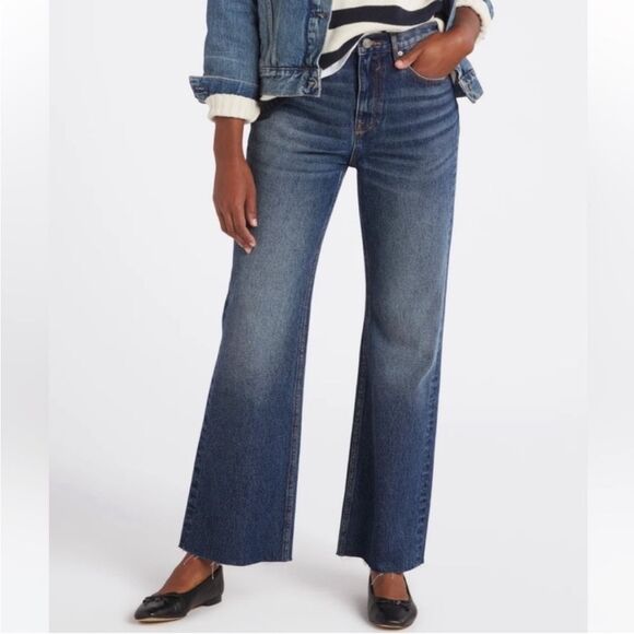 Vigoss Royce / Stitch Fix Jeans Size 25 Blue‎ Denim 70's Wide Leg NWT - Picture 1 of 12